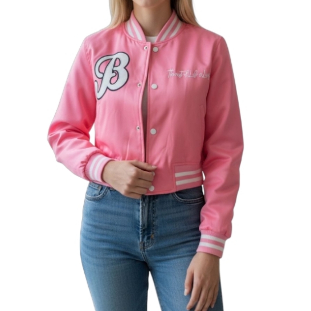 Crop Top Jacket Pink